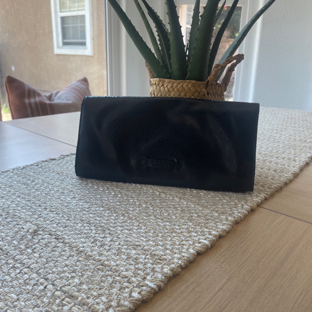 Cole Haan Black Textured Clutch